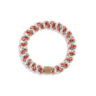 Kknekki Snag Free Hair Band in Coral Light Blue Mix by Bon Dep