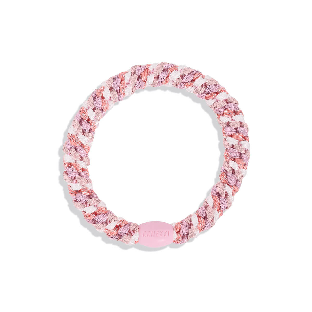 Kknekki Snag Free Hair Band in Dusty Rose Pink Glitter Mix by Bon Dep