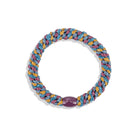 Kknekki Snag Free Hair Band in Electric Blue Curry Glitter Mix by Bon Dep
