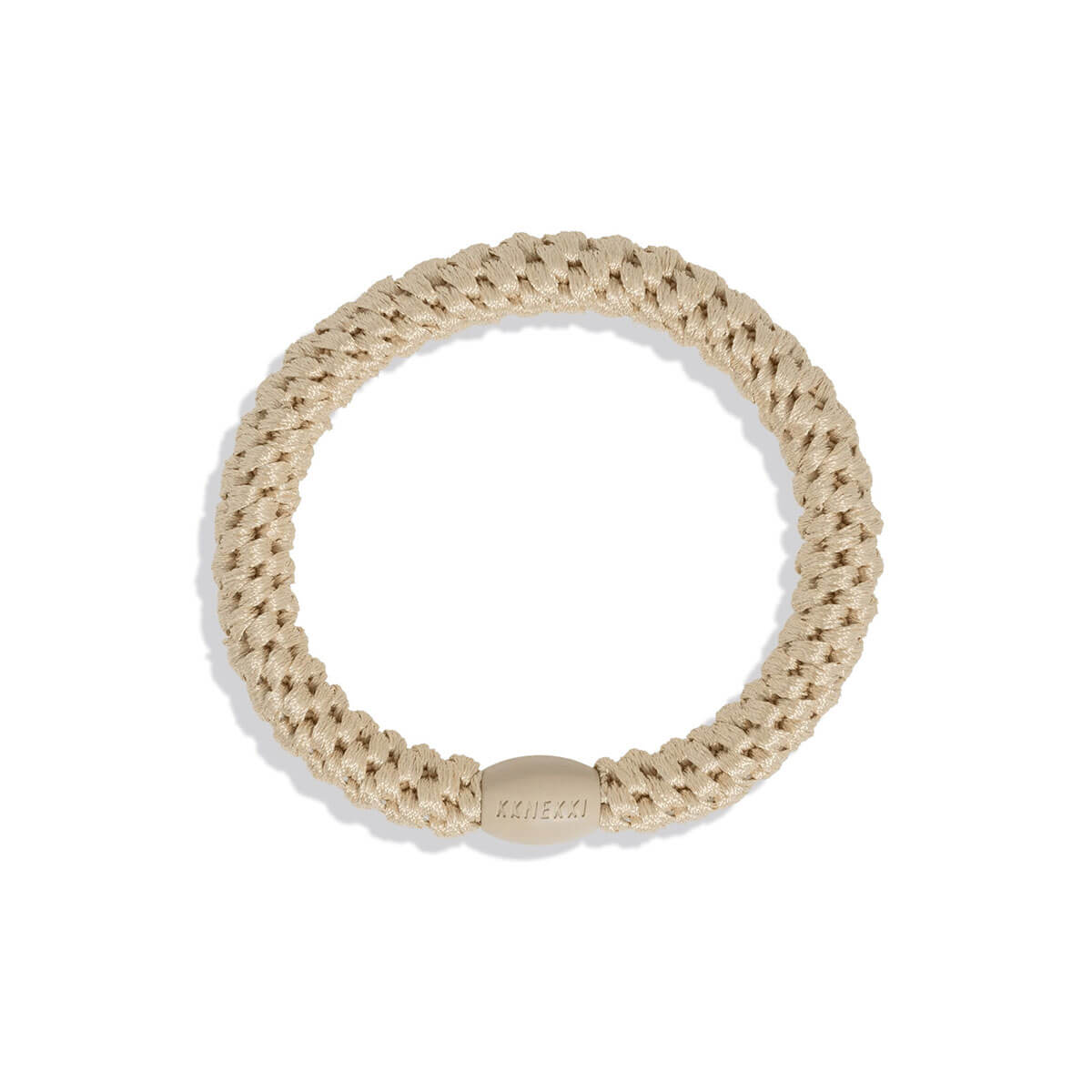 Kknekki Snag Free Hair Band in Light Beige by Bon Dep