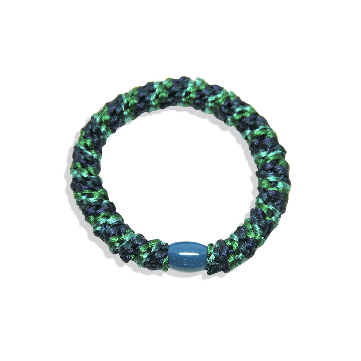 Kknekki Snag Free Hair Band in Navy Forest Green Mix by Bon Dep