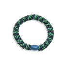 Kknekki Snag Free Hair Band in Navy Forest Green Mix by Bon Dep