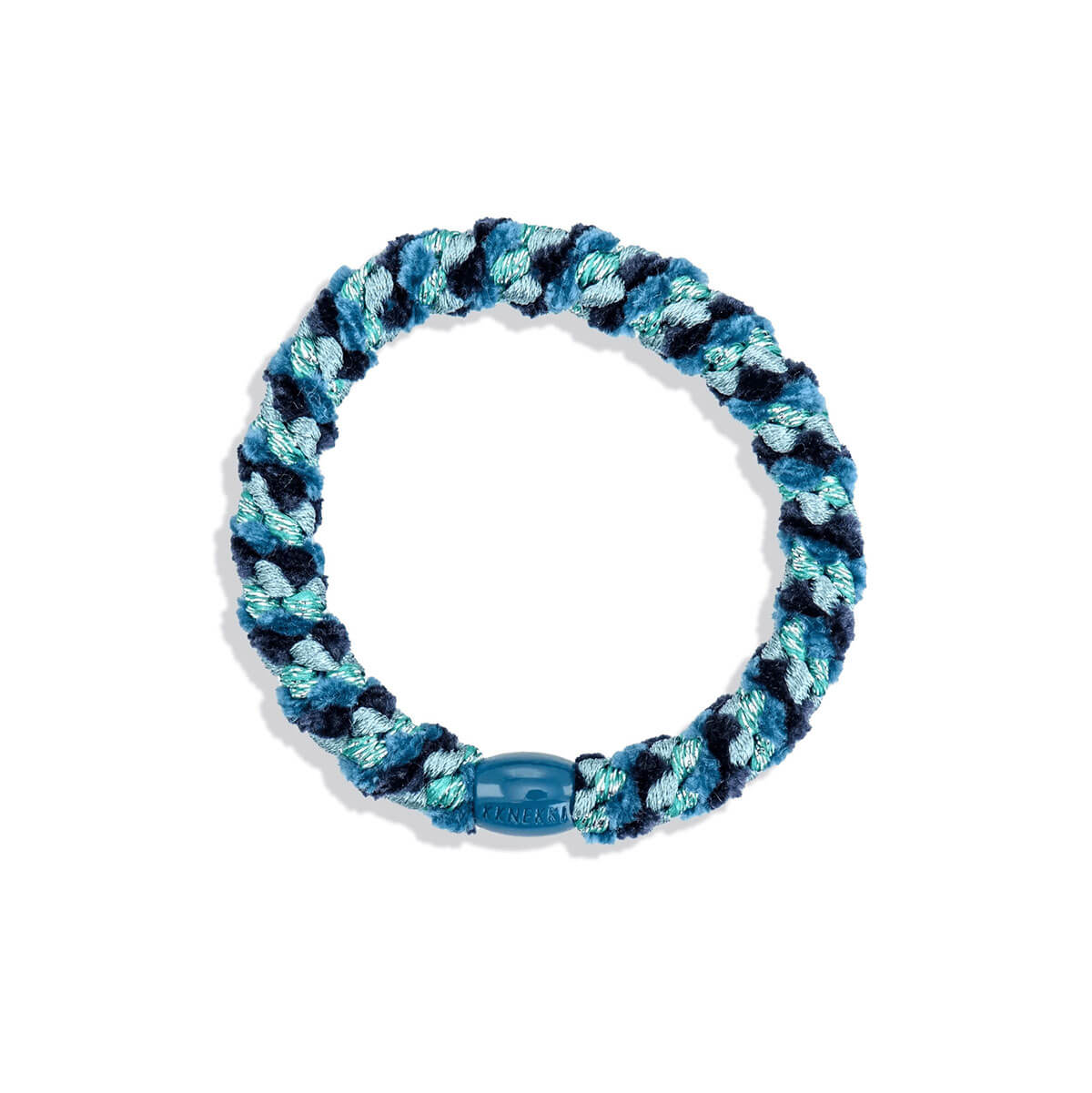 Kknekki Snag Free Hair Band in Navy Turkish Glitter Mix by Bon Dep