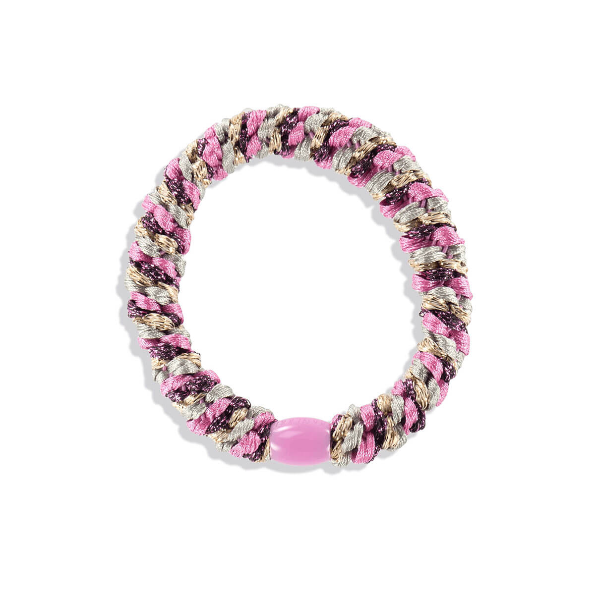 Kknekki Snag Free Hair Band in Pink Glitter Mix by Bon Dep