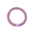 Kknekki Snag Free Hair Band in Pink Silver Glitter by Bon Dep