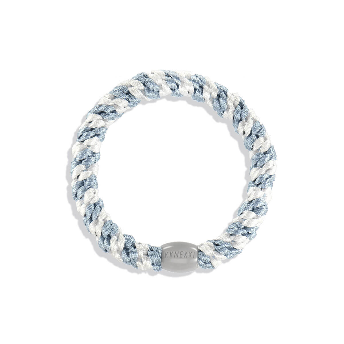 Kknekki Snag Free Hair Band in Sea Blue White by Bon Dep