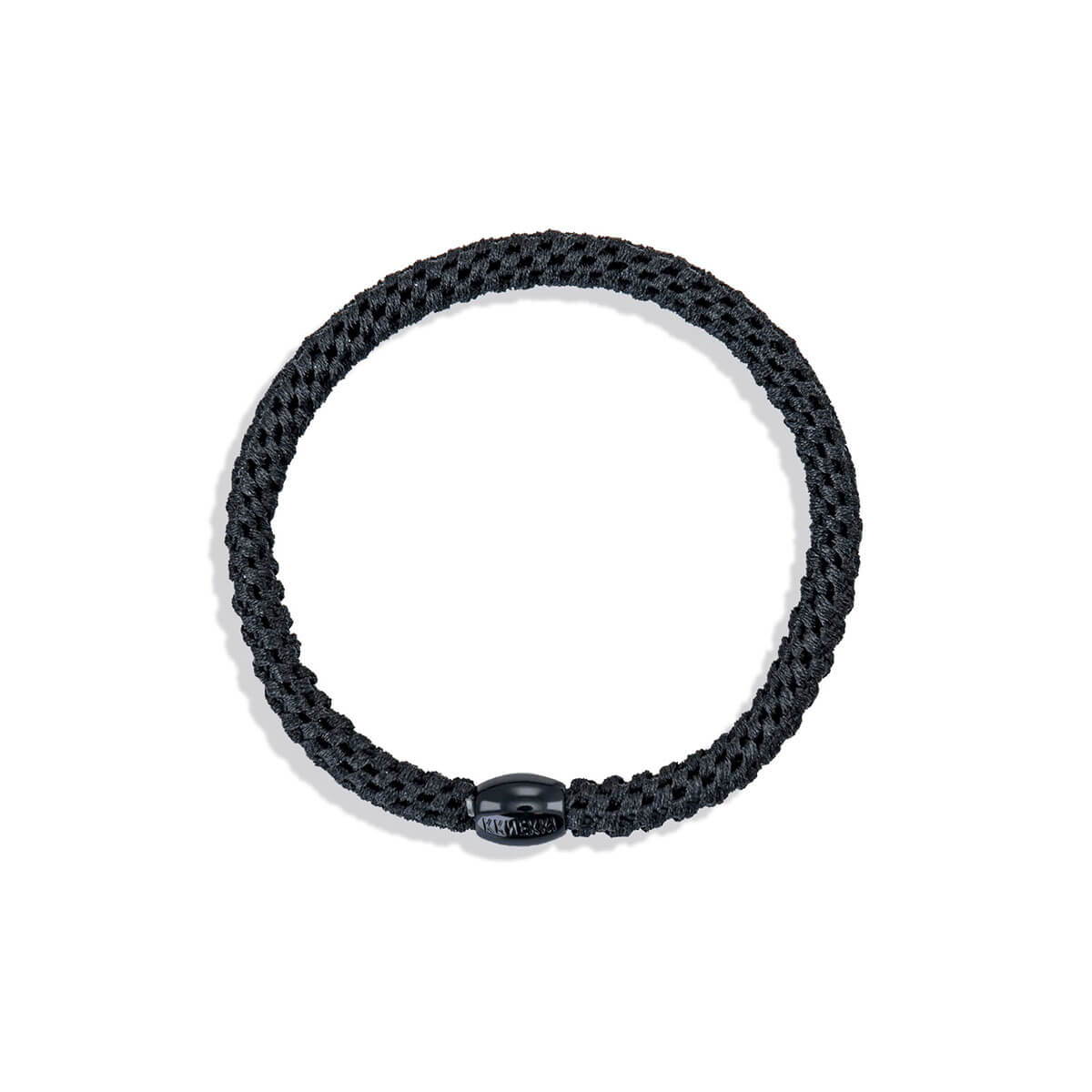 Kknekki Slim Hair Band in Black by Bon Dep