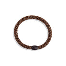Kknekki Slim Hair Band in Bronze Glitter by Bon Dep