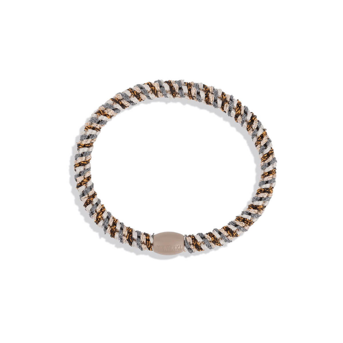 Kknekki Slim Hair Band in Copper Grey Glitter Mix by Bon Dep