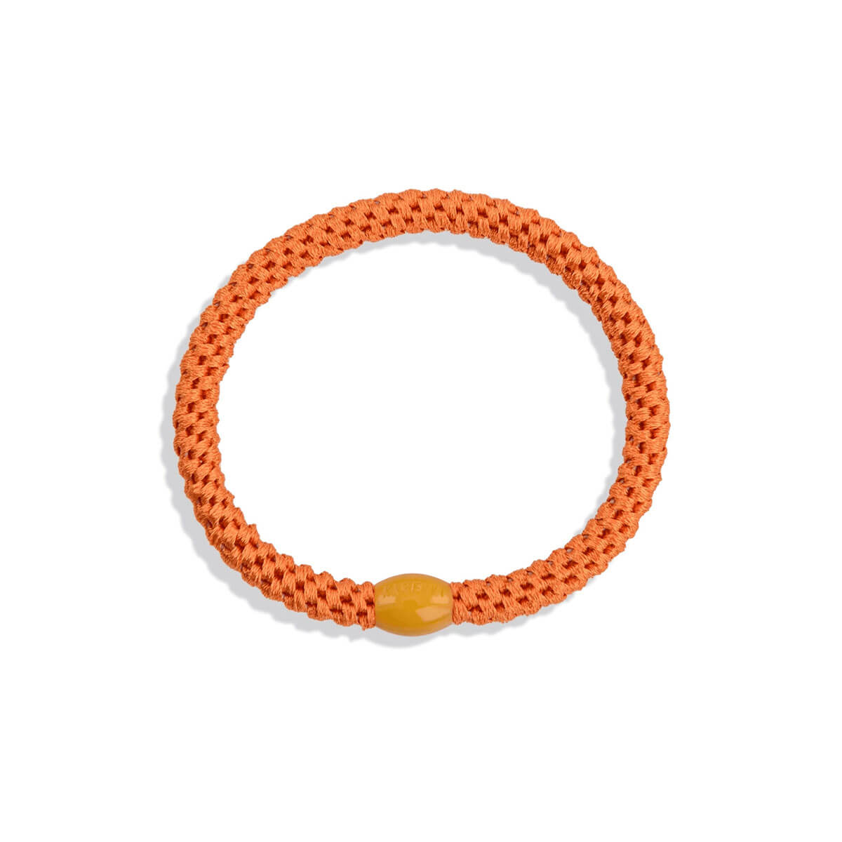 Kknekki Slim Hair Band in Orange by Bon Dep