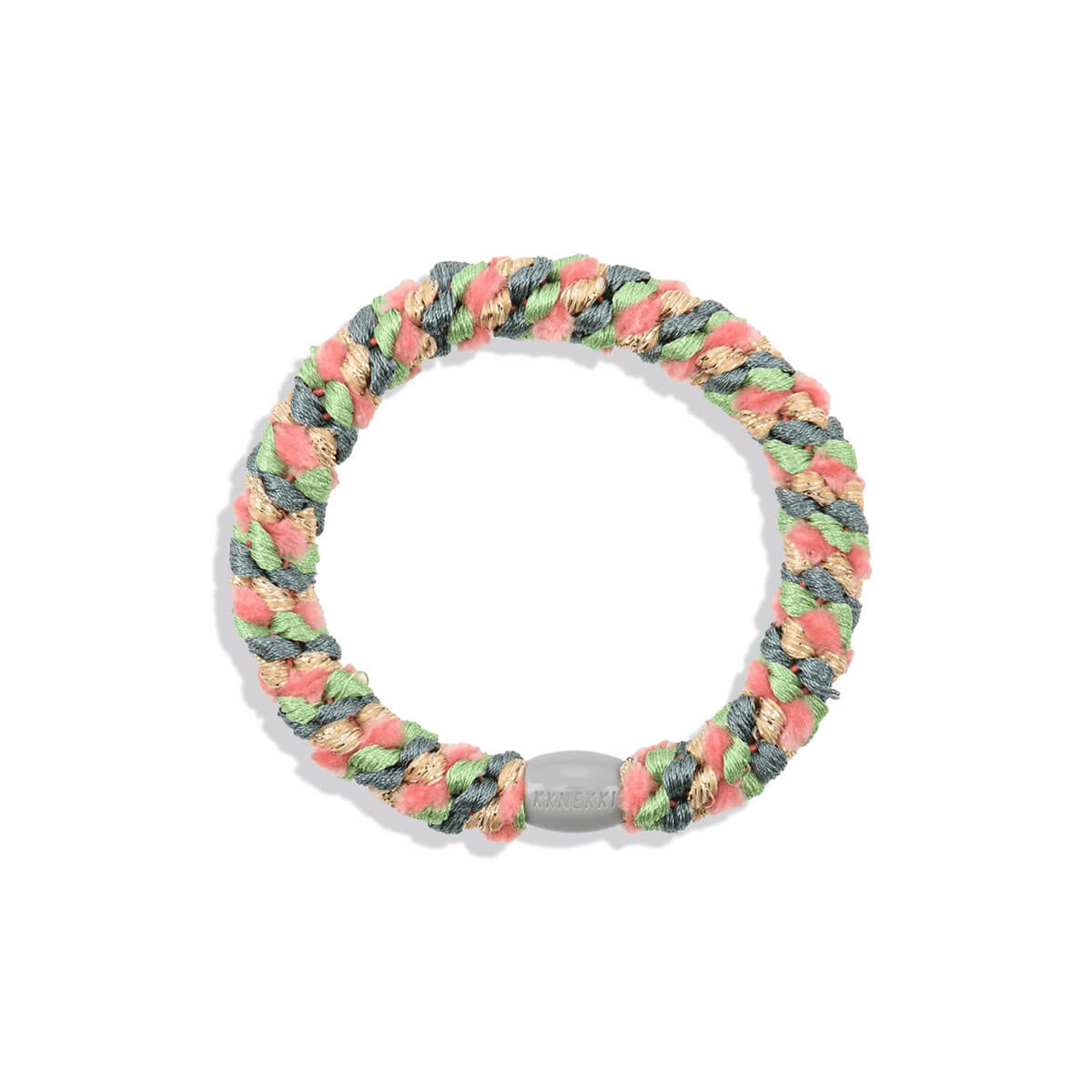 Kknekki Snag Free Hair Band in Teal Pink Mix by Bon Dep