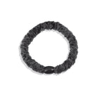 Kknekki Velvet Hair Band in Charcoal by Bon Dep