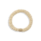Kknekki Velvet Hair Band in Creme by Bon Dep