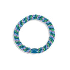 Kknekki Velvet Hair Band in Green Petrol Mix by Bon Dep