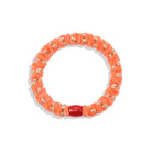 Kknekki Velvet Hair Band in Peach Stripe by Bon Dep