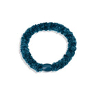 Kknekki Velvet Hair Band in Petrol by Bon Dep