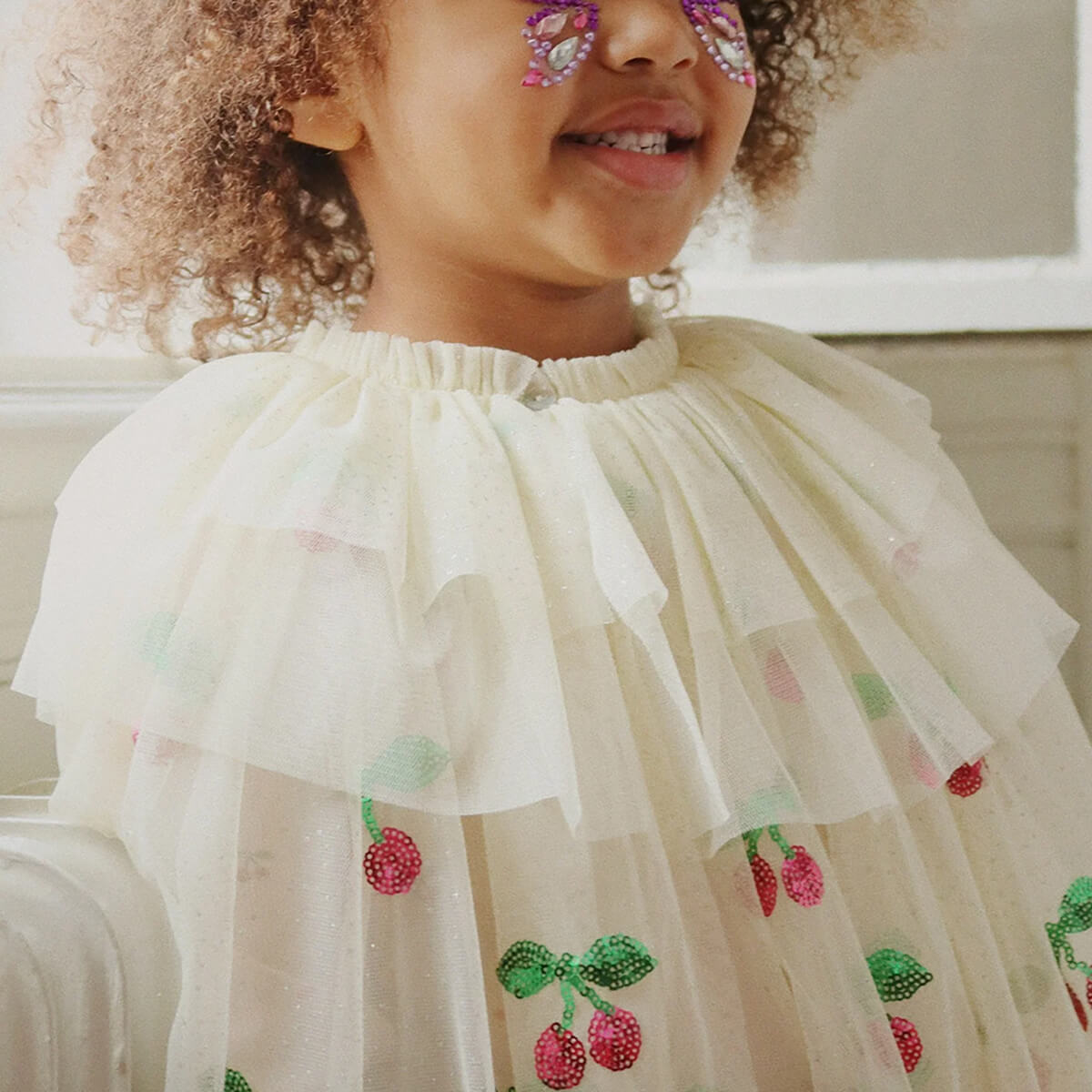 KONGES SLOEJD コンゲスFAIRY DRESS 4Y Fairy Costume in Glitter by Konges Sløjd – Junior Edition