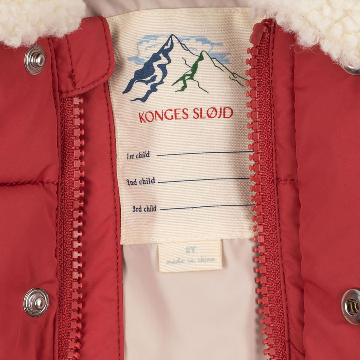 Alpi Collar Jacket in Cardinal by Konges Sløjd