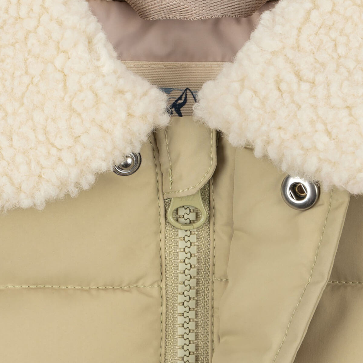 Alpi Collar Jacket in Pale Olive Green by Konges Sløjd