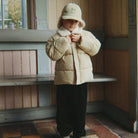 Alpi Collar Jacket in Pale Olive Green by Konges Sløjd