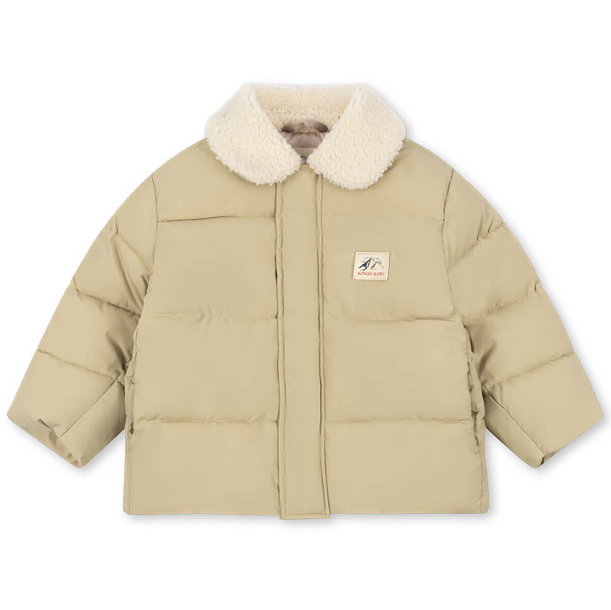 Alpi Collar Jacket in Pale Olive Green by Konges Sløjd