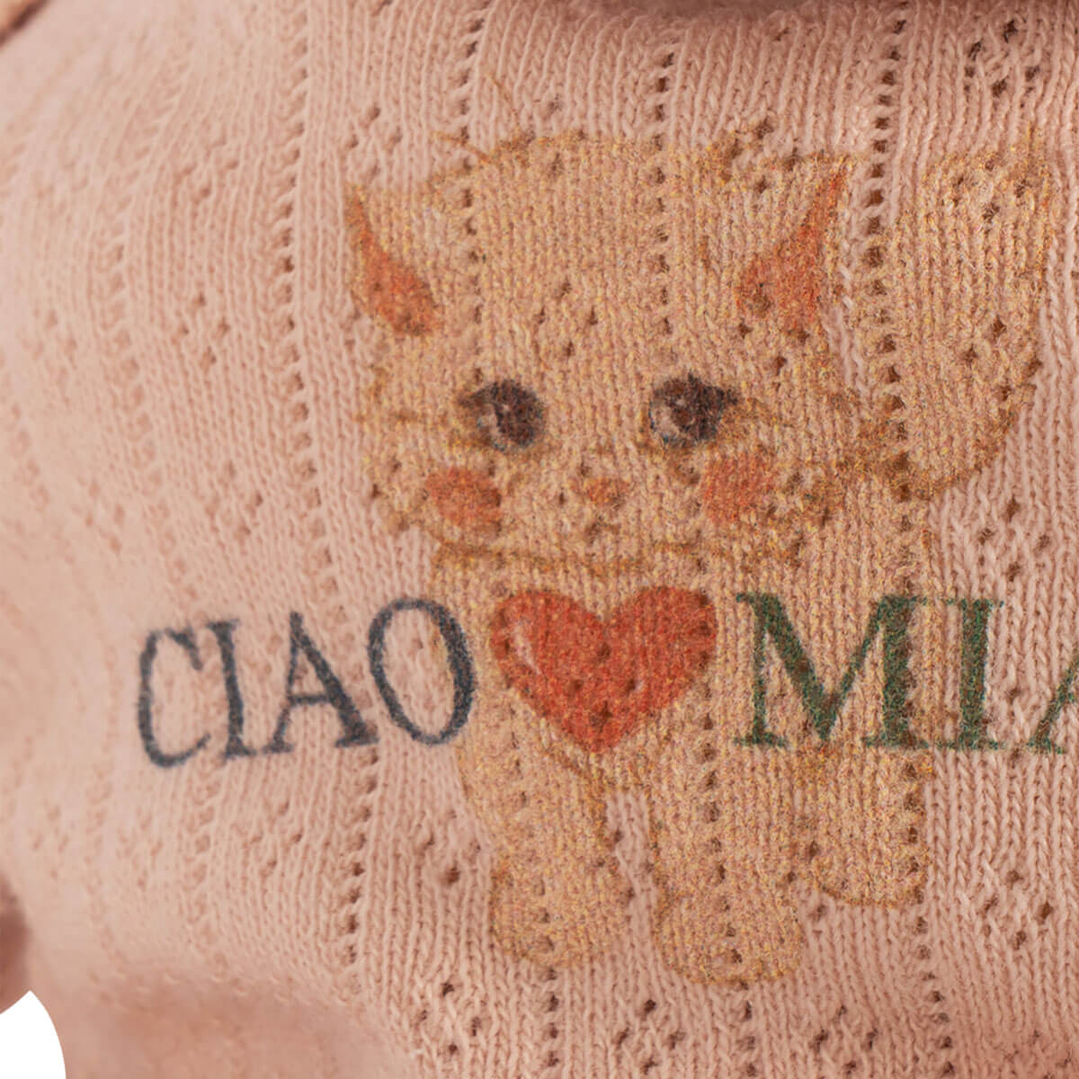 Cattie Baby Doll With Lift in Ciao Miao Rose by Konges Sløjd