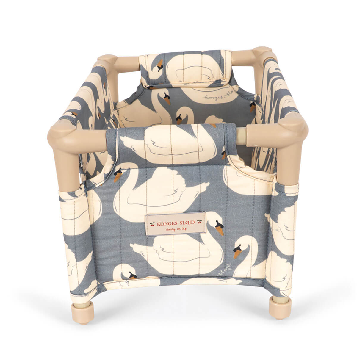 Doll Travel Bed in Swan by Konges Sløjd