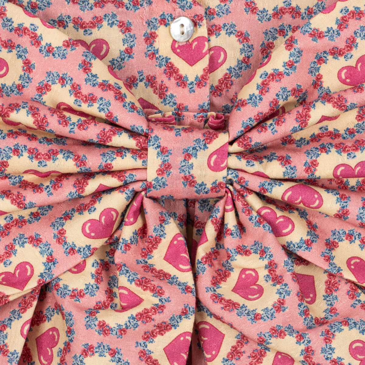 Evia Bow Dress in Felice Rose by Konges Sløjd