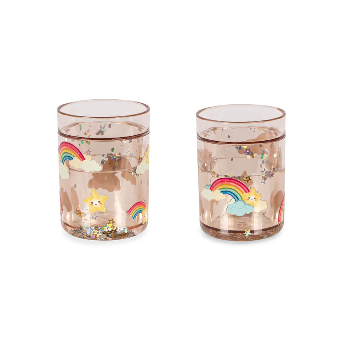 Glitter Cups (2 Pack) in Rainbow by Konges Sløjd