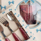 Glitter Cutlery in Sparkling Sangria by Konges Sløjd