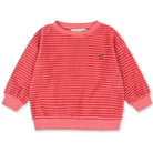 Itty Sweatshirt in Cardinal Rose Stripe by Konges Sløjd
