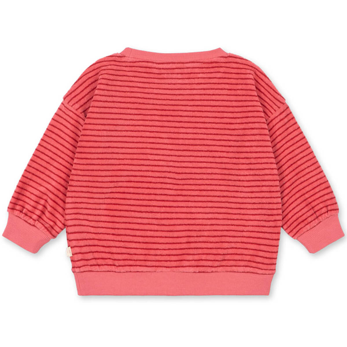 Itty Sweatshirt in Cardinal Rose Stripe by Konges Sløjd