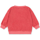 Itty Sweatshirt in Cardinal Rose Stripe by Konges Sløjd