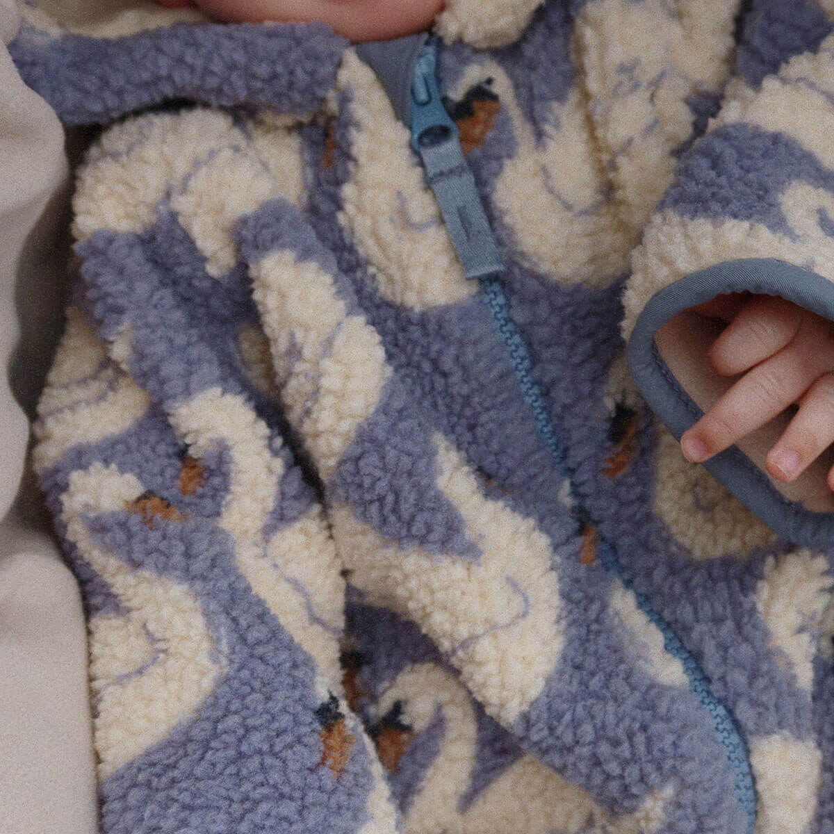 Jody Teddy Onesie in Swan by Konges Sløjd – Junior Edition
