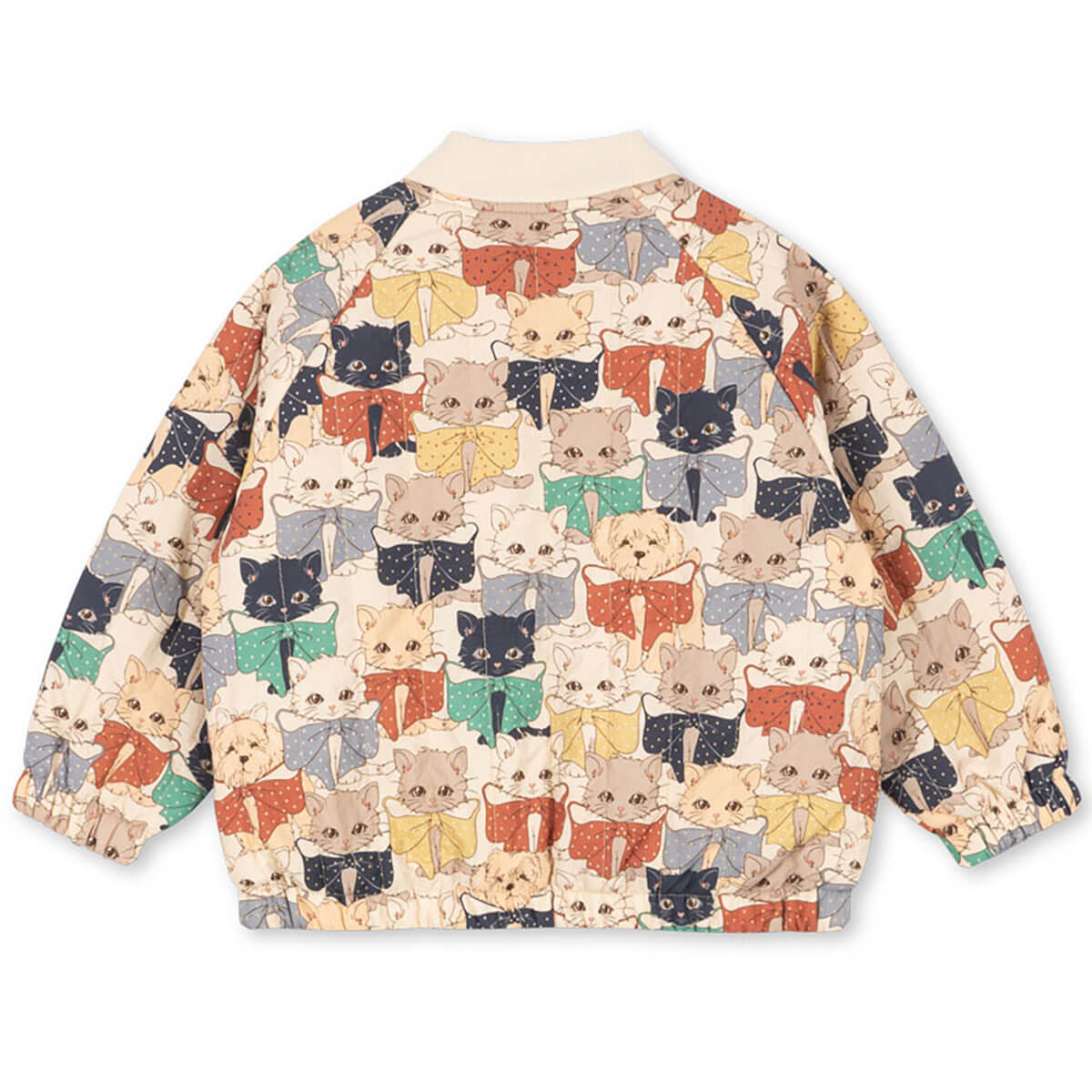 Juno Printed Bomber Jacket in Like Cats & Dogs by Konges Sløjd