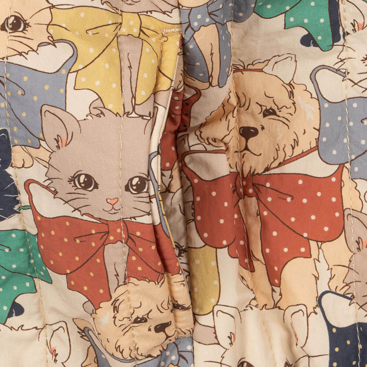 Juno Printed Bomber Jacket in Like Cats & Dogs by Konges Sløjd