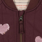 Juno Sequin Bomber Jacket in Decadent Chocolate by Konges Sløjd