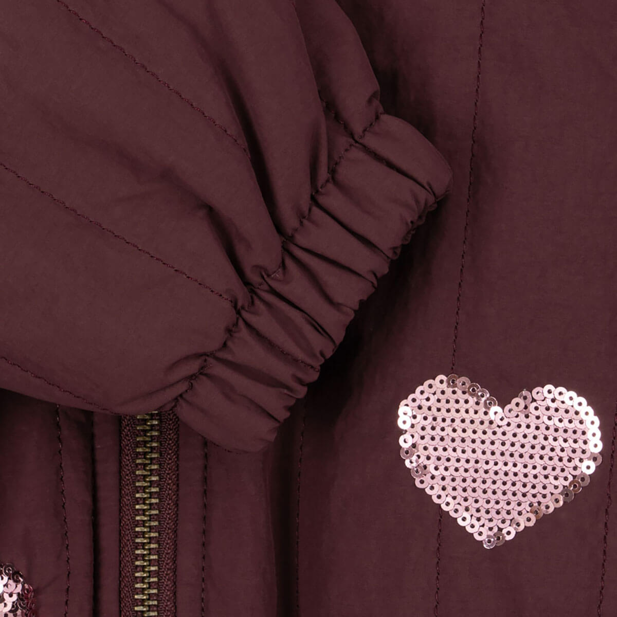 Juno Sequin Bomber Jacket in Decadent Chocolate by Konges Sløjd