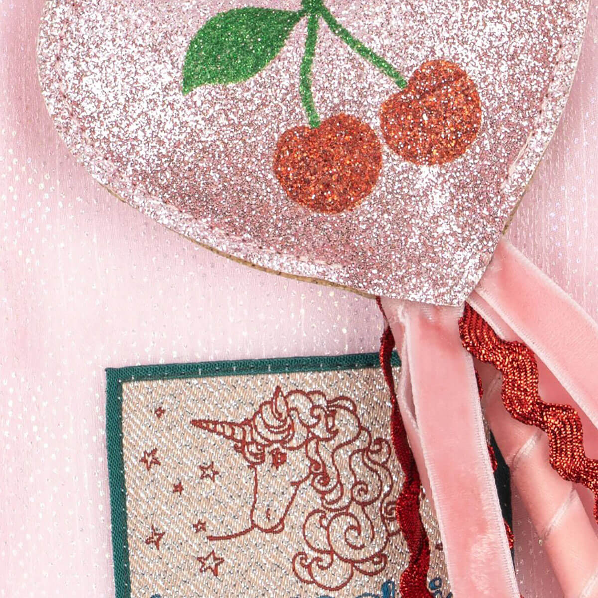 Magic Wand in Cherry Glitter by Konges Sløjd