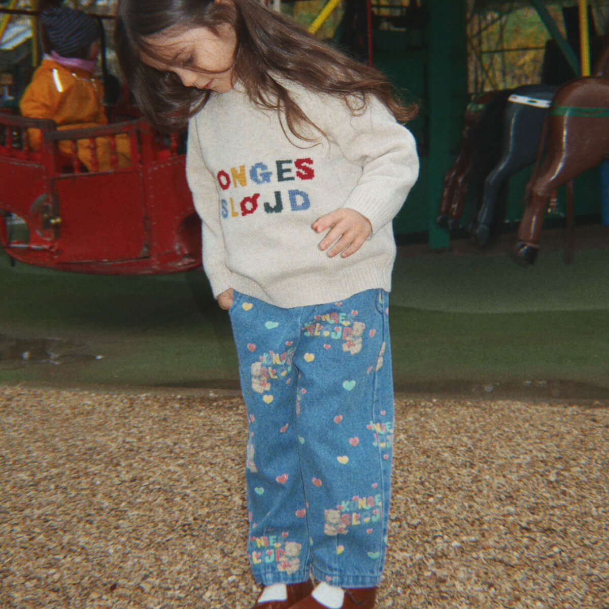 Magot Frill Pants in Teddy Coeur by Konges Sløjd