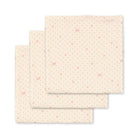 Muslin Cloths (3 Pack) in Cherry Dot by Konges Sløjd
