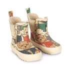 Roi Printed Rain Boot in Like Cats & Dogs by Konges Sløjd