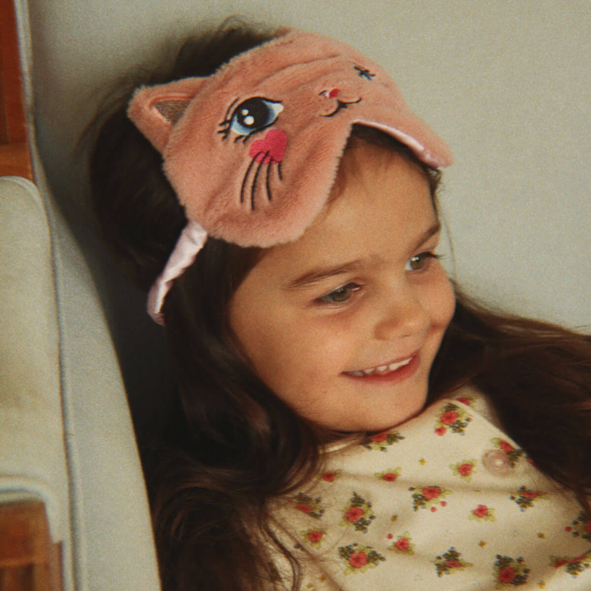 Sleep Mask in Rosa Pink by Konges Sløjd