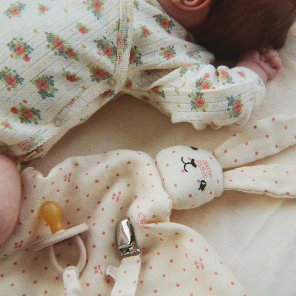 Sleepy Rabbit in Cherry Dot by Konges Sløjd