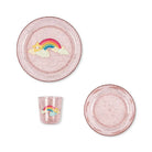 Sparkly Dinner Set in Rainbow by Konges Sløjd