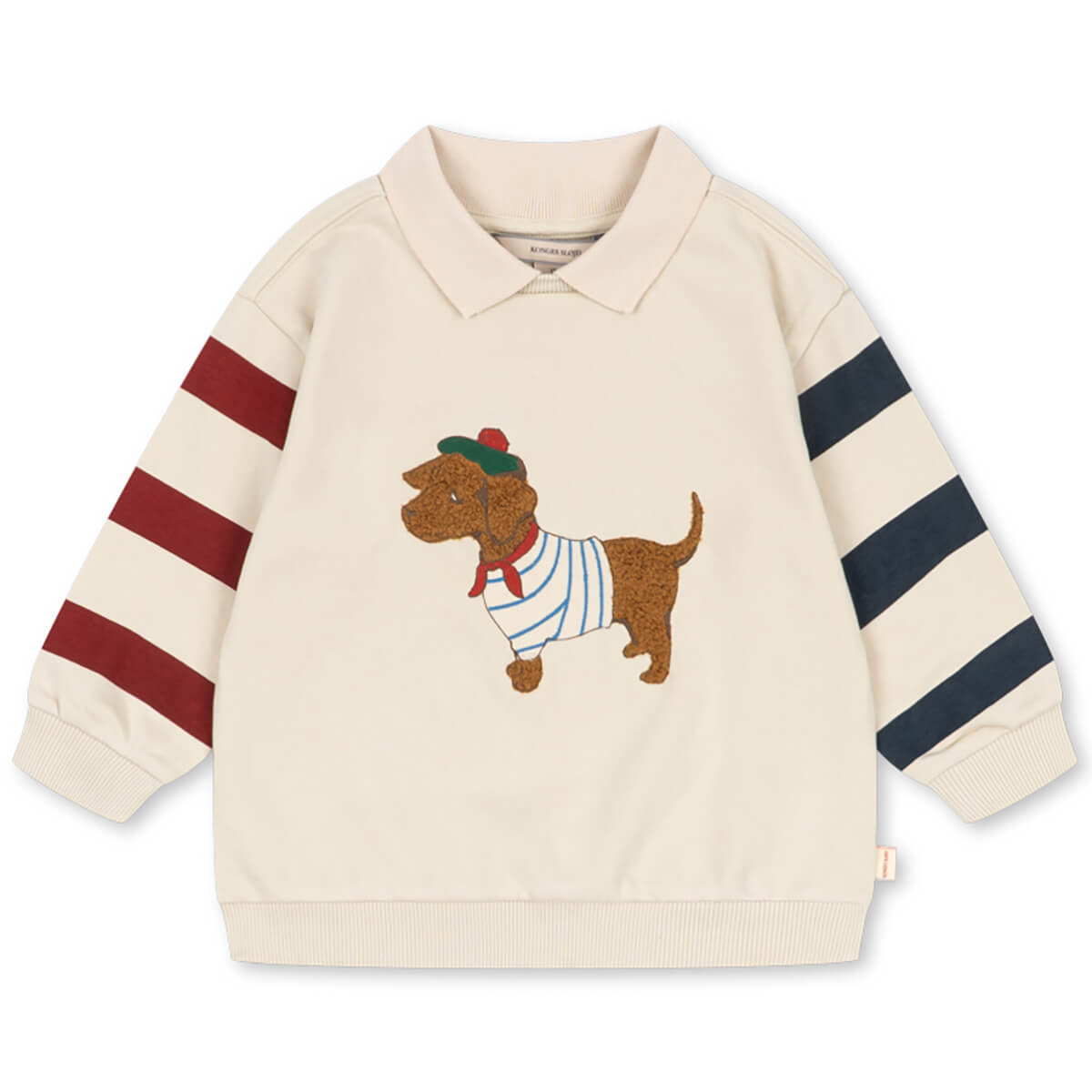 Spotty Sweatshirt in Brown Rice by Konges Sløjd