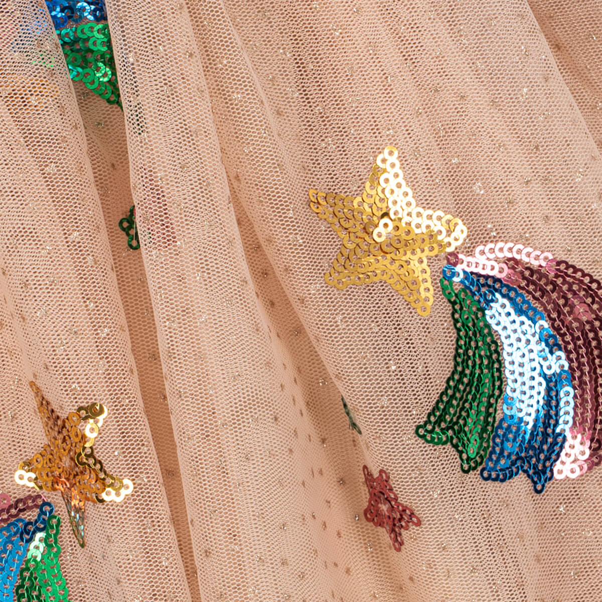 Yvonne Dress in Rainbow Star by Konges Sløjd