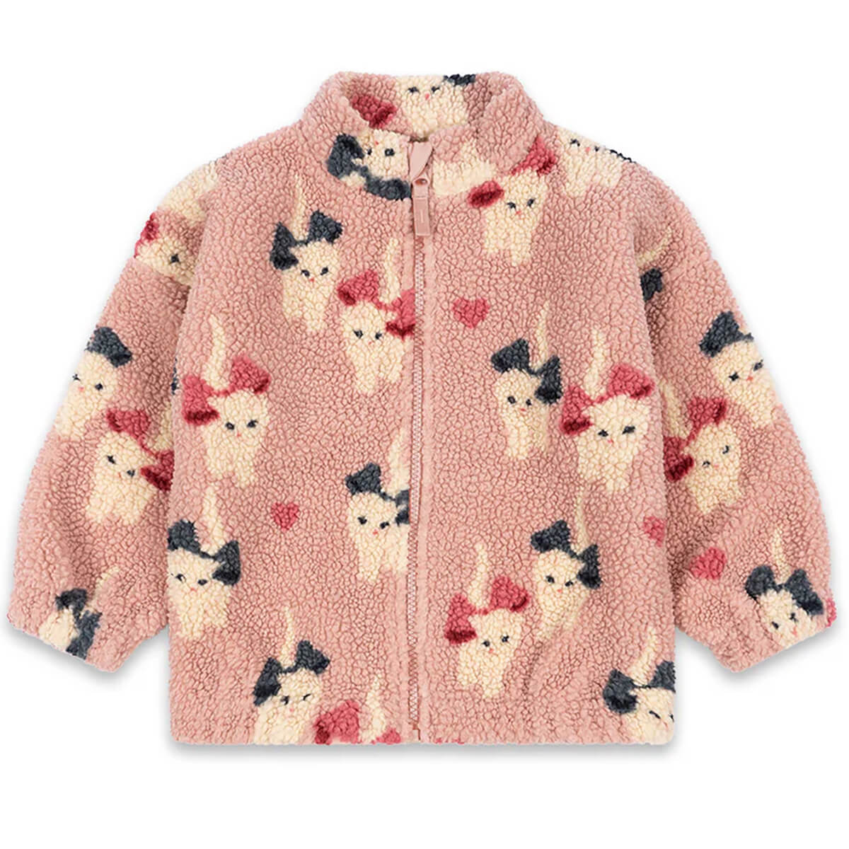 Jody Teddy Jacket in Bow Kitty by Konges Sløjd - Last One In Stock