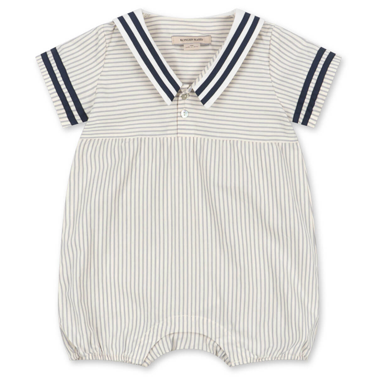 Allie Sailor Romper in Bleu Stripe by Konges Sløjd