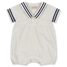 Allie Sailor Romper in Bleu Stripe by Konges Sløjd